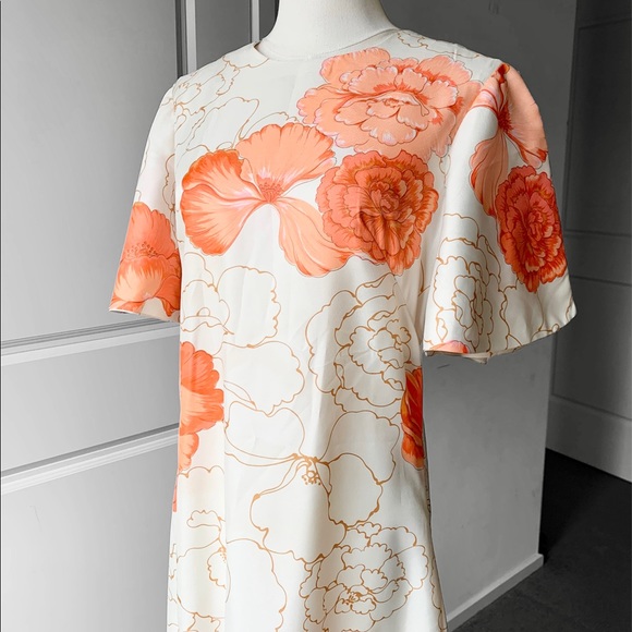 Vintage 70's IMPRESSIONS by BERLEI Carnation Floral Maxi Dress - Picture 5 of 9